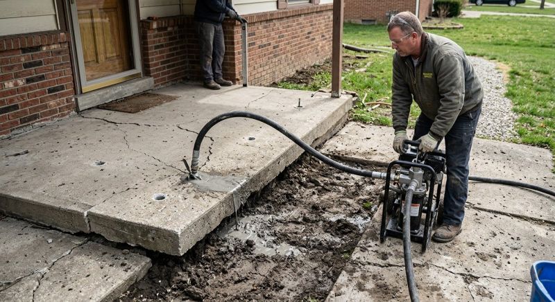 Concrete Settlement Repair in San Antonio, TX